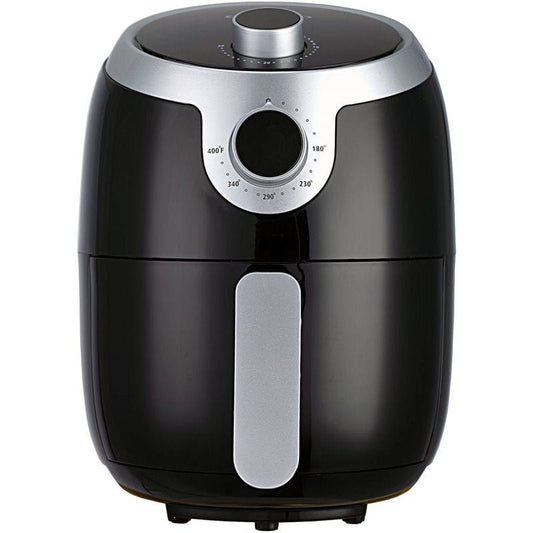 2.3 Quart Electric Air Fryer with Temperature Control, Timer, Auto Shut-Off, Non-Stick Tray, 1000W Kitchen Cove Connection